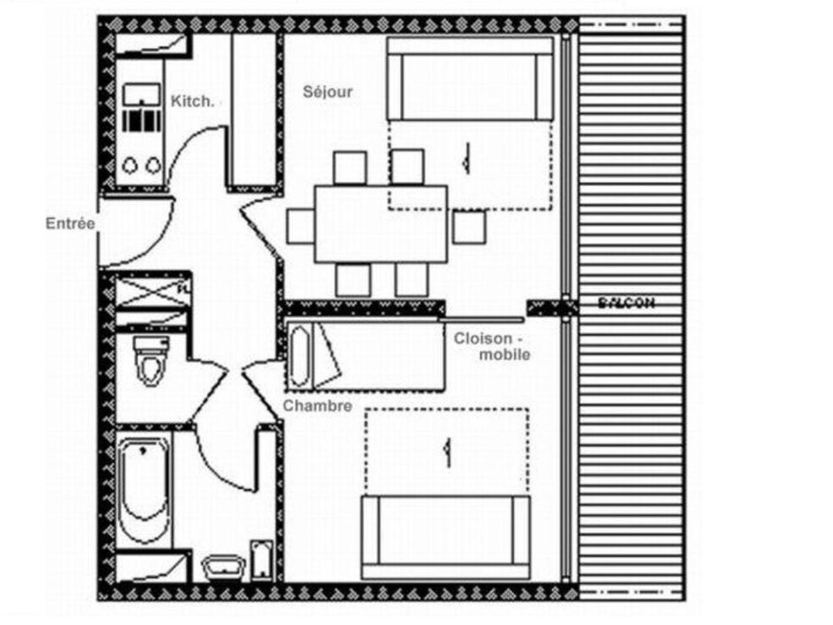 Appartement Lumineux 6 Pers. - Balcon Sud - Acces Direct Aux Pistes - Garage En Option - La Croisette - Fr-1-344-1017 Saint-Martin-de-Belleville Exterior foto